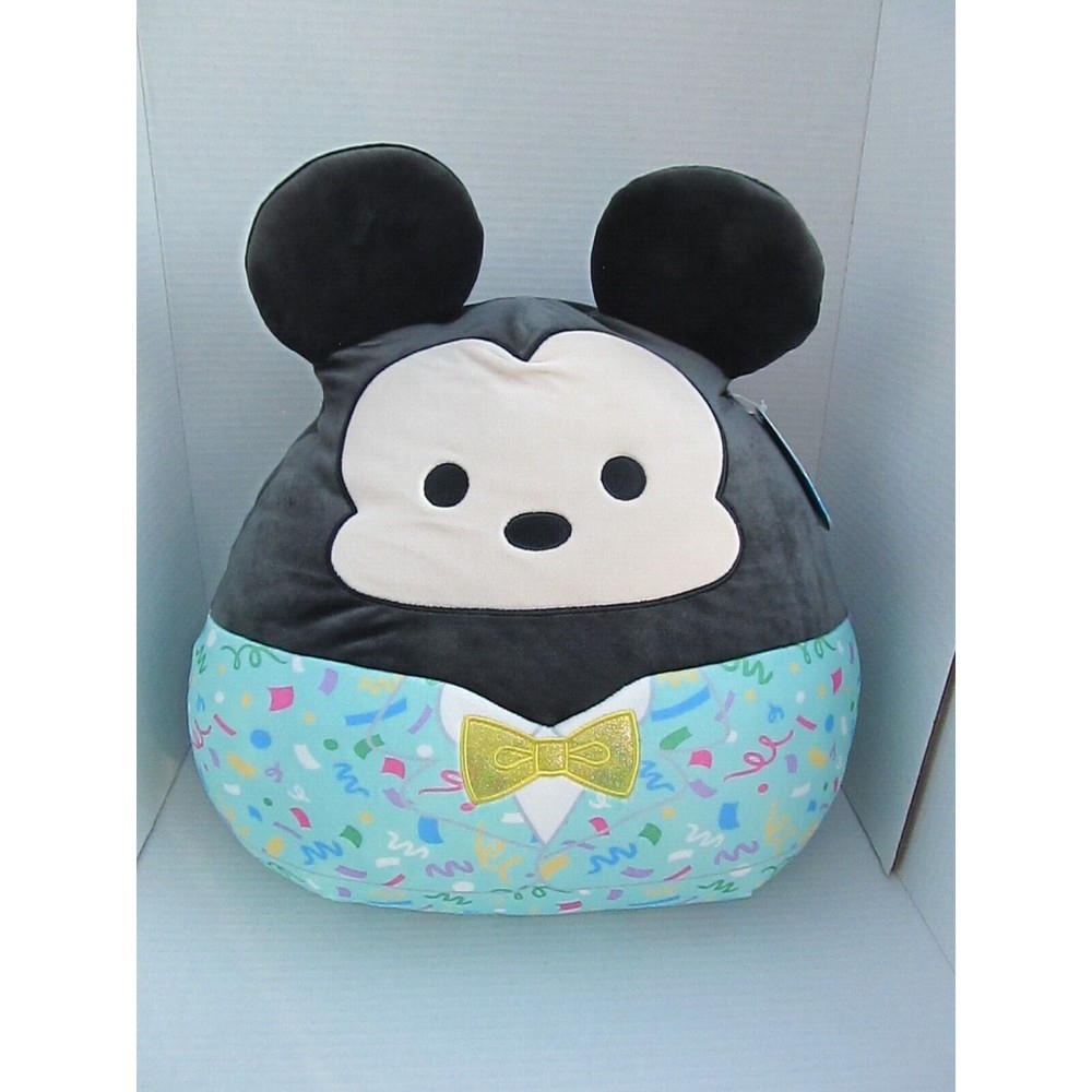Squishmallow Mickey Mouse New Years Confetti 16”New Kellytoy